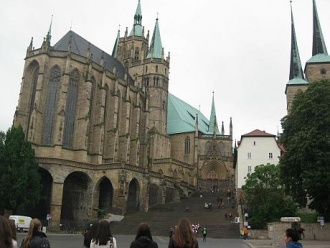 The Catholic Erfurt Cathedral 