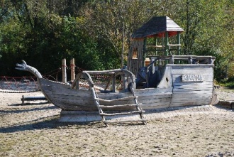 Piratenspielplatz am LGA Gelande