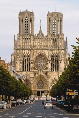 Towers of Reims Cathedral 